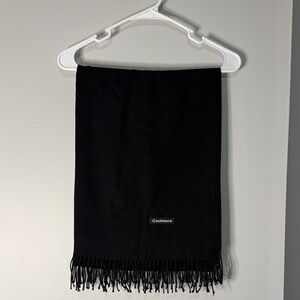 Cashmere Black Scarf